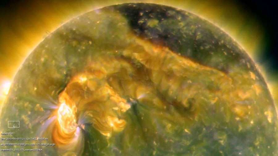 Luna Nueva 9 | 10 agosto, 2010 con Eje Fundamental NorthSunAug1 Sdo900