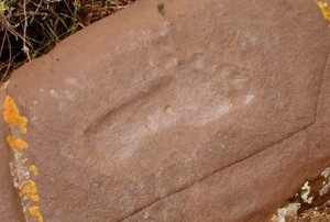 5-15 million years footprint of a man that walked upright - Bolivia