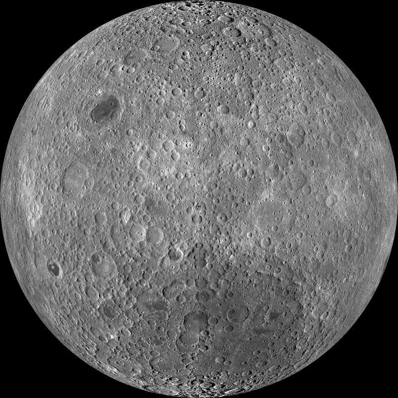 El Lado Oscuro de la Luna | Créditos: NASA / GSFC / Arizona State Univ. / Lunar Reconnaissance Orbiter | Pulse en la imagen para mayor información