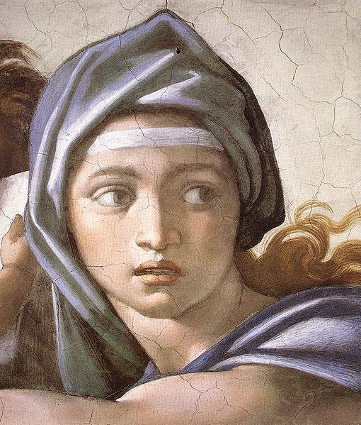 The Delphic Sibyl | Michelangelo | Click on image for additional information